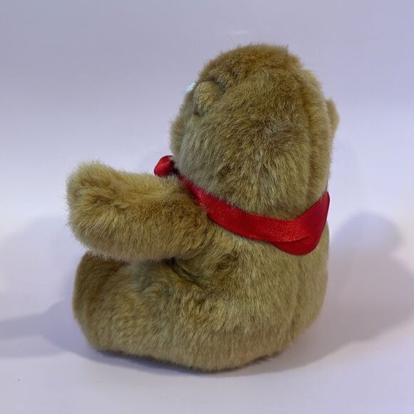 Dad/Father Bear Charmin Bear BILL Plush Russ Teddy Bear 4.5" w Red Ribbon EUC - Picture 4 of 8